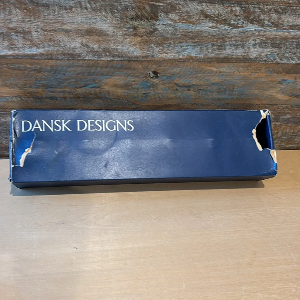 Vintage Dansk Designs Denmark Set Of 6 Green Glass Candleholders